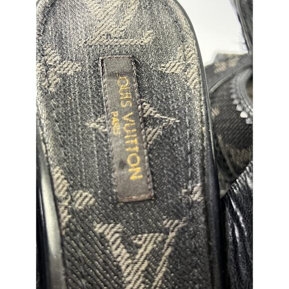 Louis Vuitton Monogram Canvas Wedge Sandals 38 (US7.5) - Picture 7 of 7